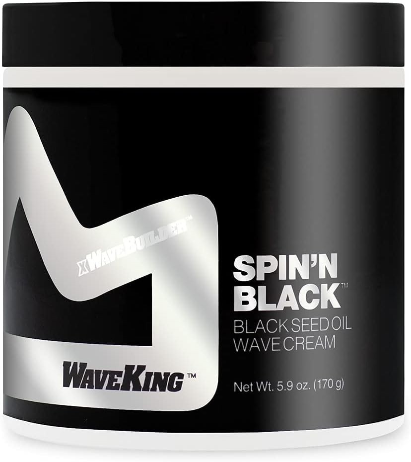 Wave King x Wavebuilder Spin’n Black Black Seed Oil Wave Cream
