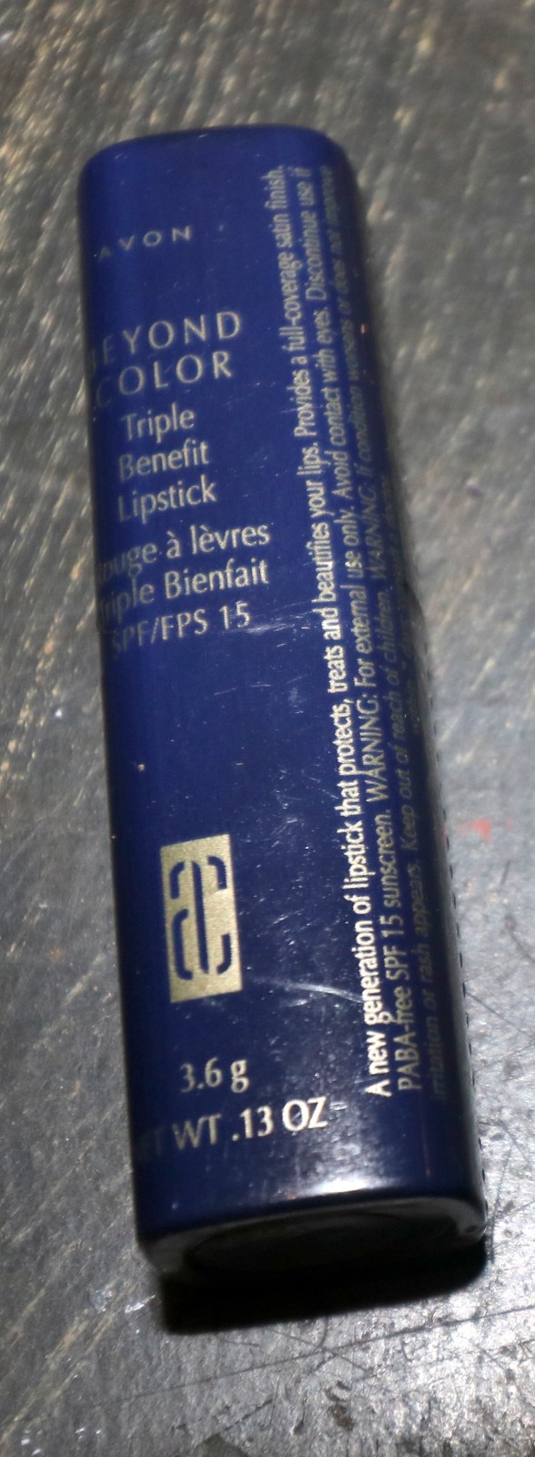 AVON Beyond Color Triple Benefit Lipstick Lip Conditioner (Colorless) NOS Sealed