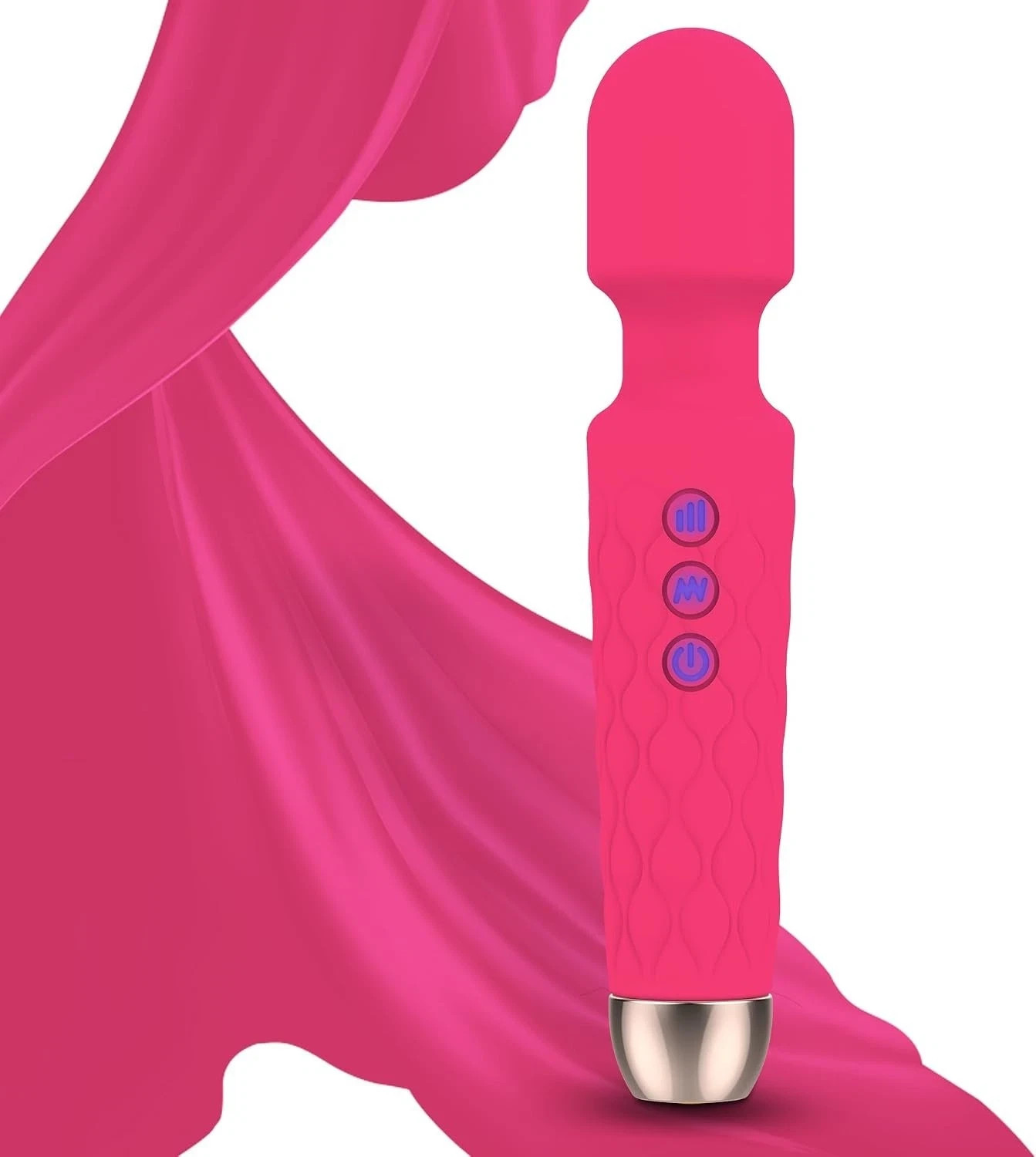 Personal Massager, Wireless Massager, Small Powerful, Waterproof Pliable Head
