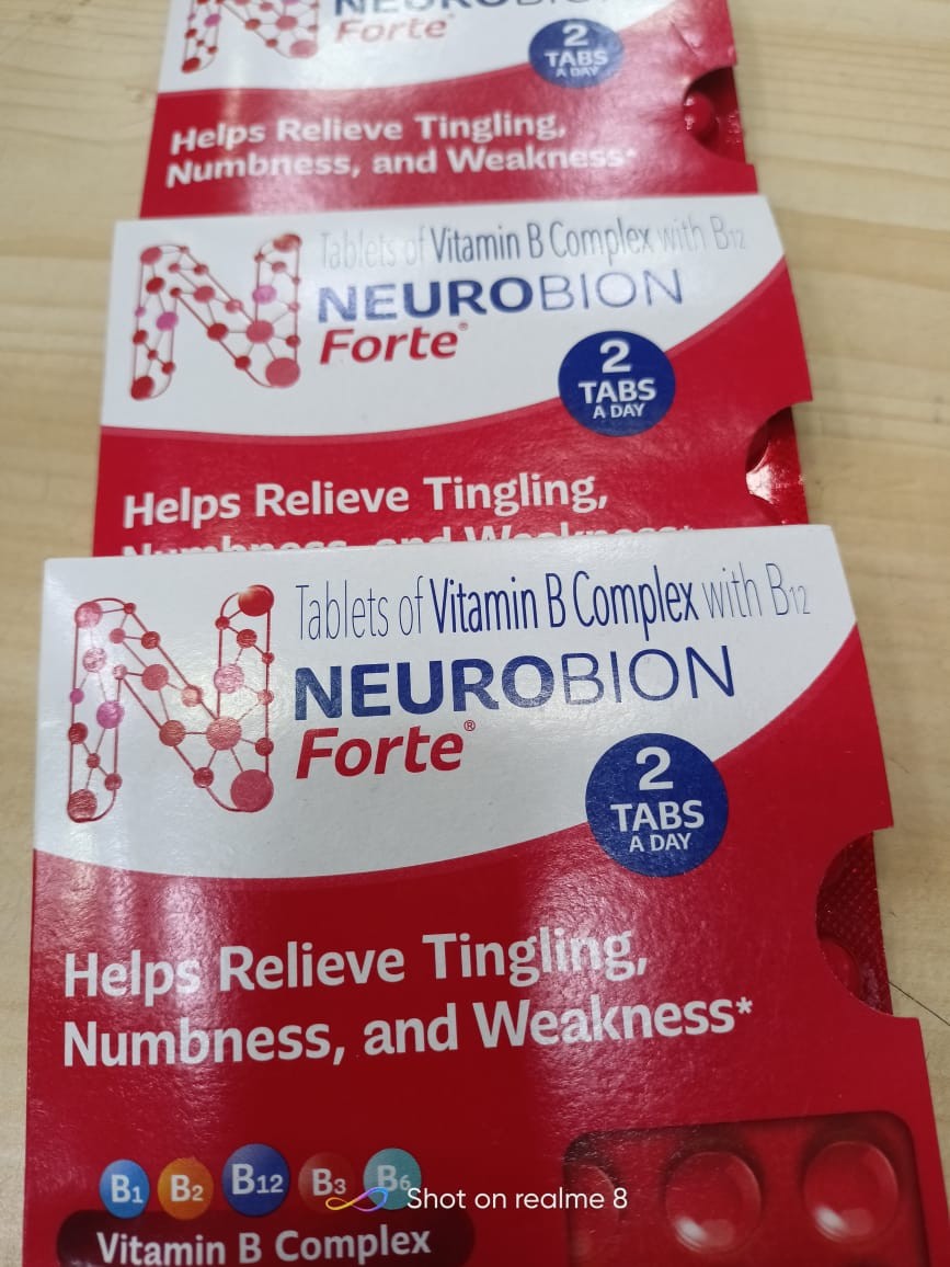 Neurobion Forte with Vitamin B complex 6*30 TAB expiry dec-2026 Free shipping