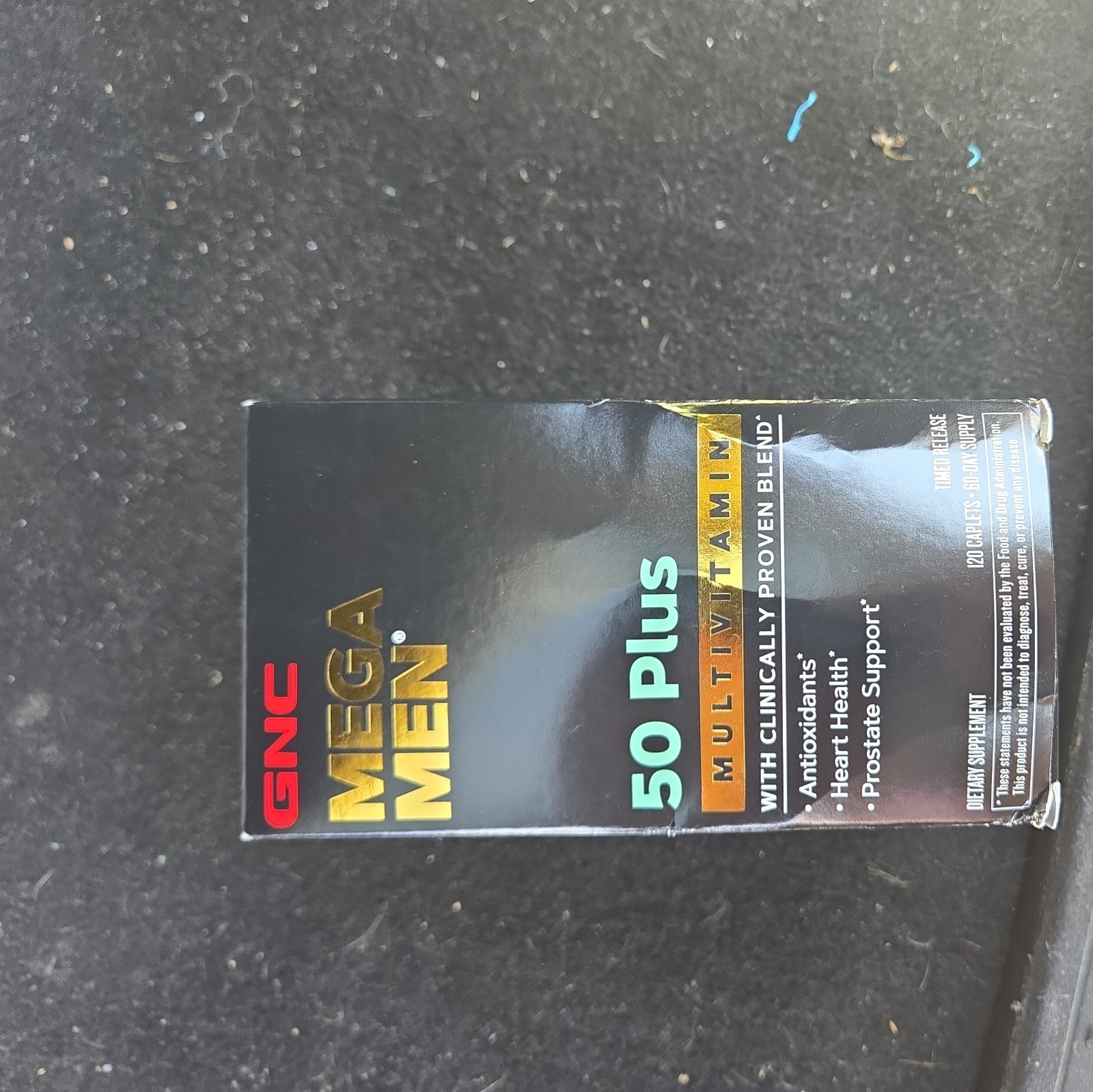 GNC Mega Men 50 Plus Multivitamin – 120 Caplets *FREE SHIP*