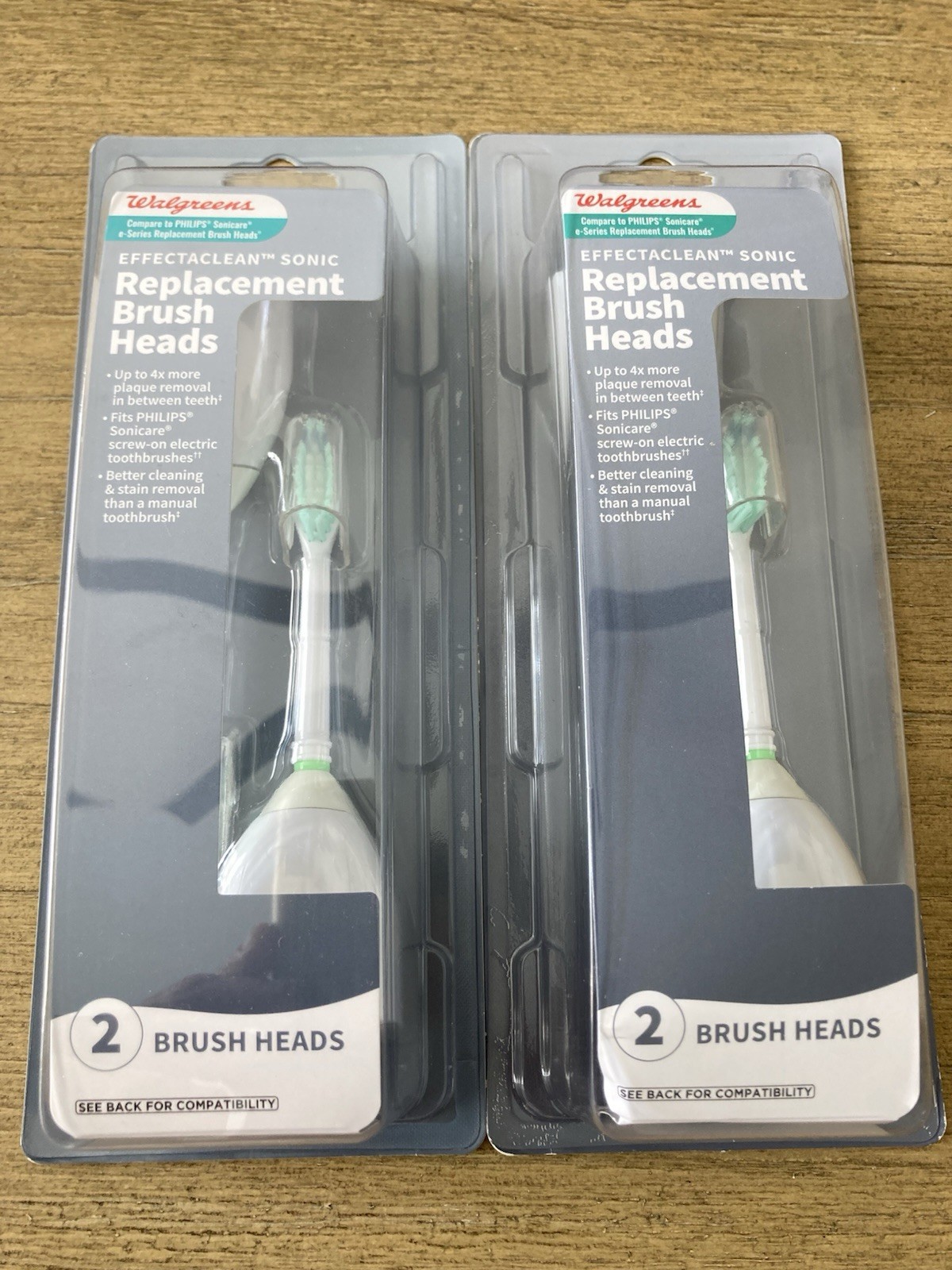 2 Compare Philips Sonicare E Series HX7002 Replacement 4 Toothbrush Brush Heads