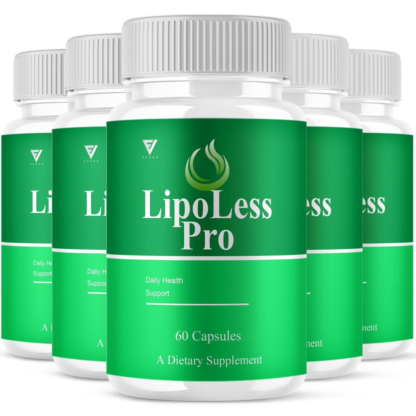 (5 Pack) Lipoless Pro Capsules, Lipoless Advanced Health Formula (300 Capsules)