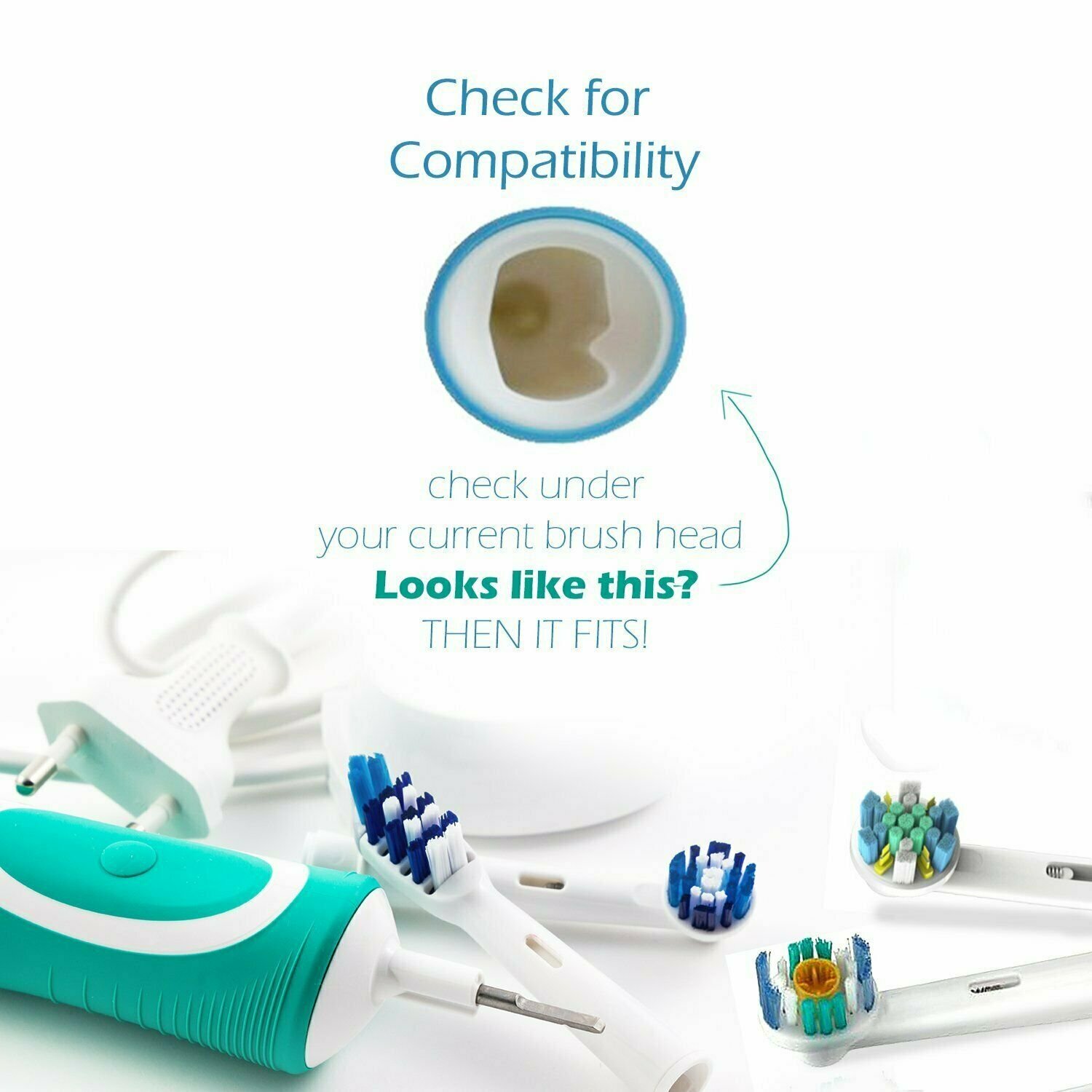 Alayna Replacement Toothbrush Heads for Sensitive Gums Compatible with Oral B 20