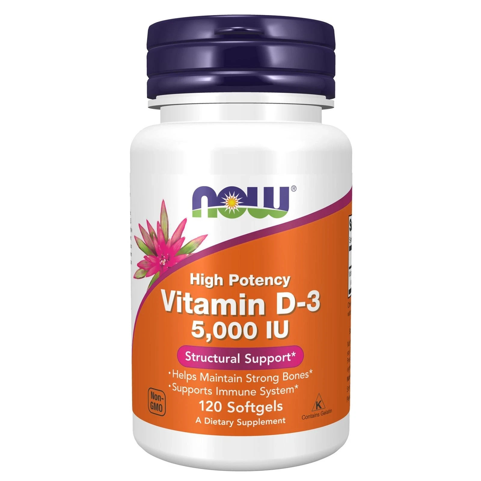 NOW Supplements – Chewable Vitamin D-3 5,000 IU 120