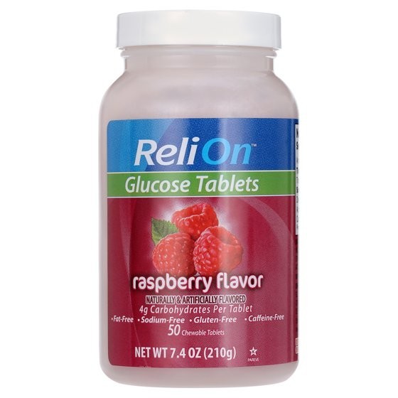 Relion Raspberry Glucose Tablets, 50 Count – Free Shipping USA. Pack of 2