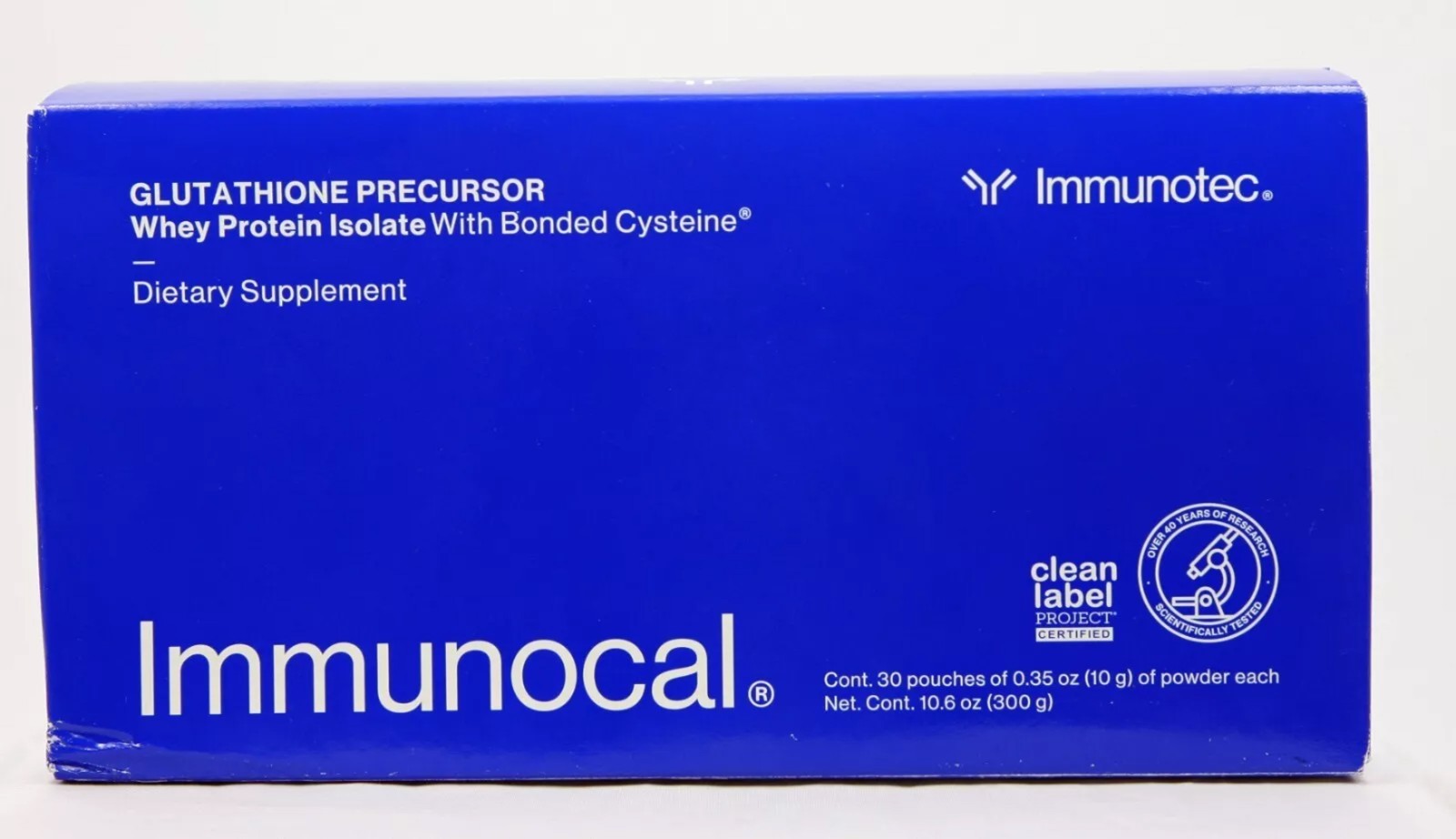 Immunocal Classic (Blue) Regular Glutathione Precursor – 30 Pouches, Exp 01/28