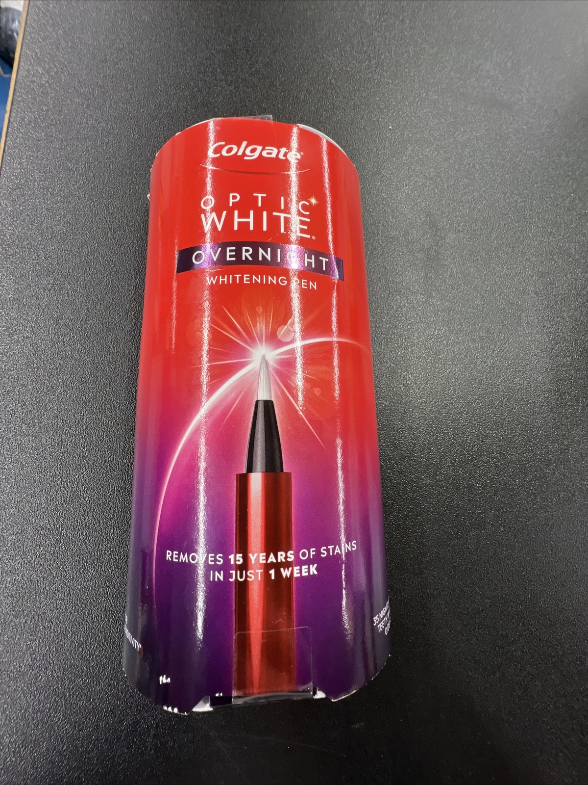 Colgate Optic White Overnight Teeth Whitening Pen, Exp 06/2024 NEW