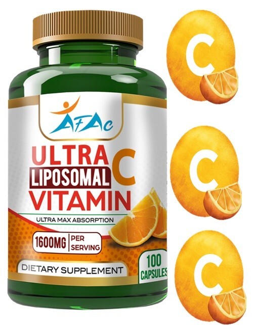 Vitamin C High Absorption Supplements Immune Support fast shipping 2 bottles
