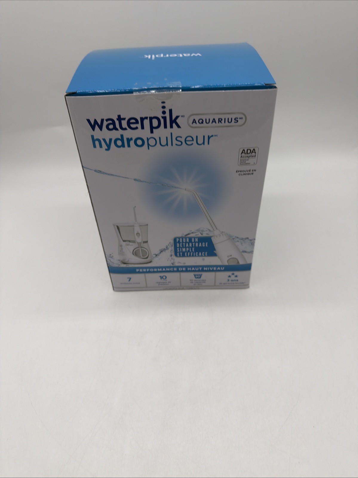 Waterpik Aquarius WP-660 Corded Electric Water Flosser White NEW SEALED