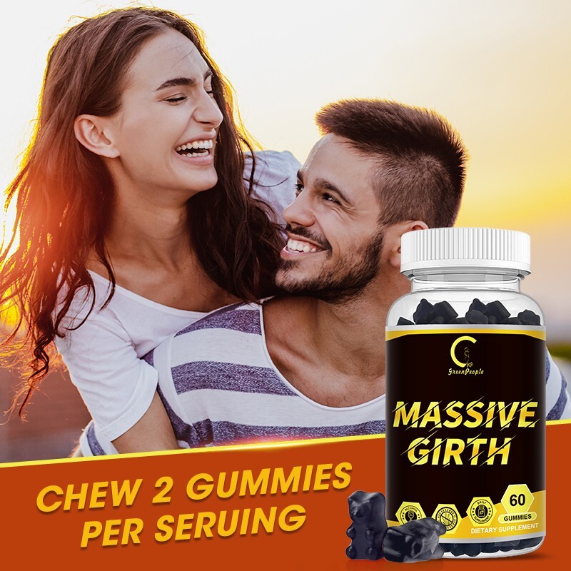 GPGP Massive Girth Gummies, Grow Naturally Enlarge Male Enhancing Supplement