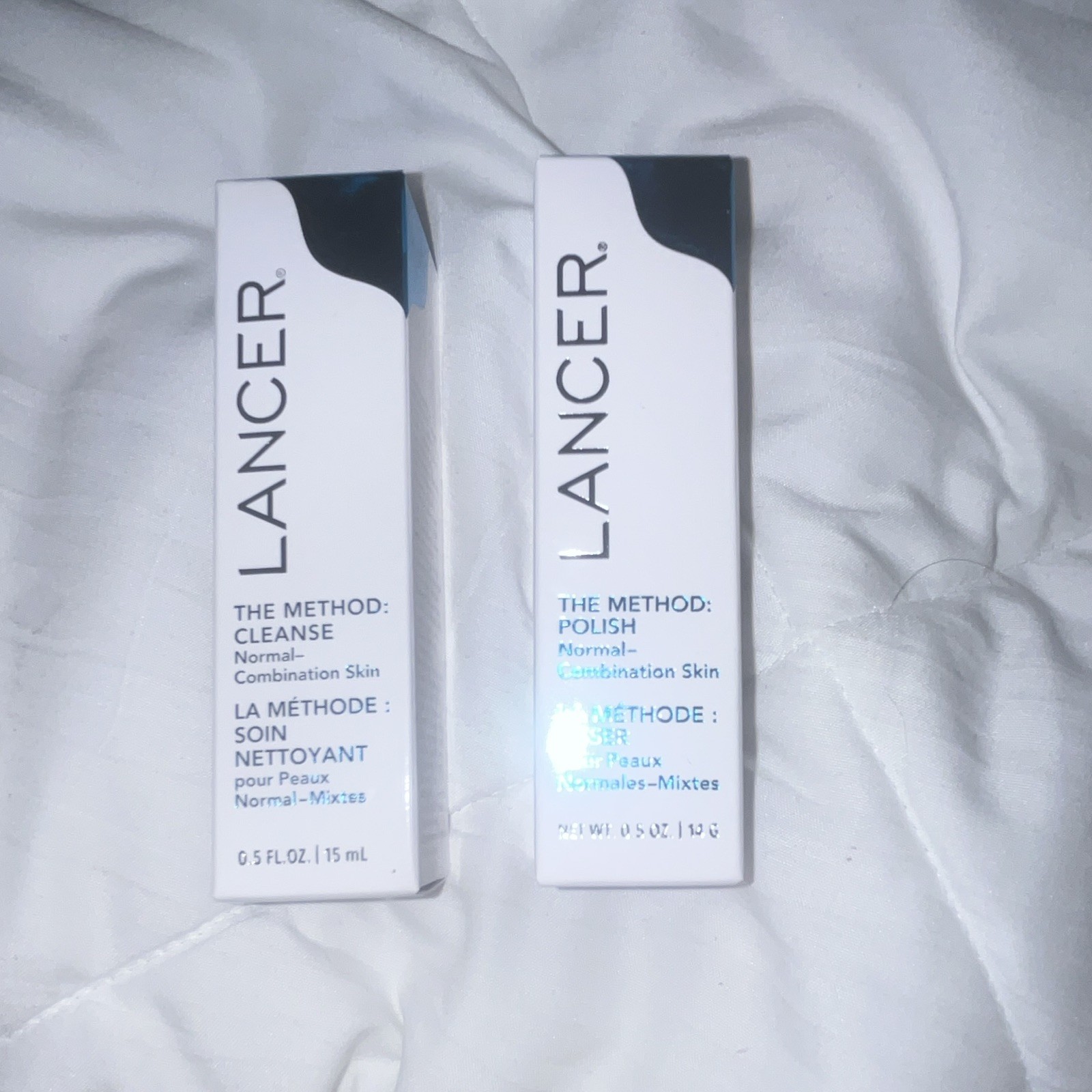 Lancer The Method Cleanse + Polish Exfoliant Set Normal/Combination Mini 0.5oz