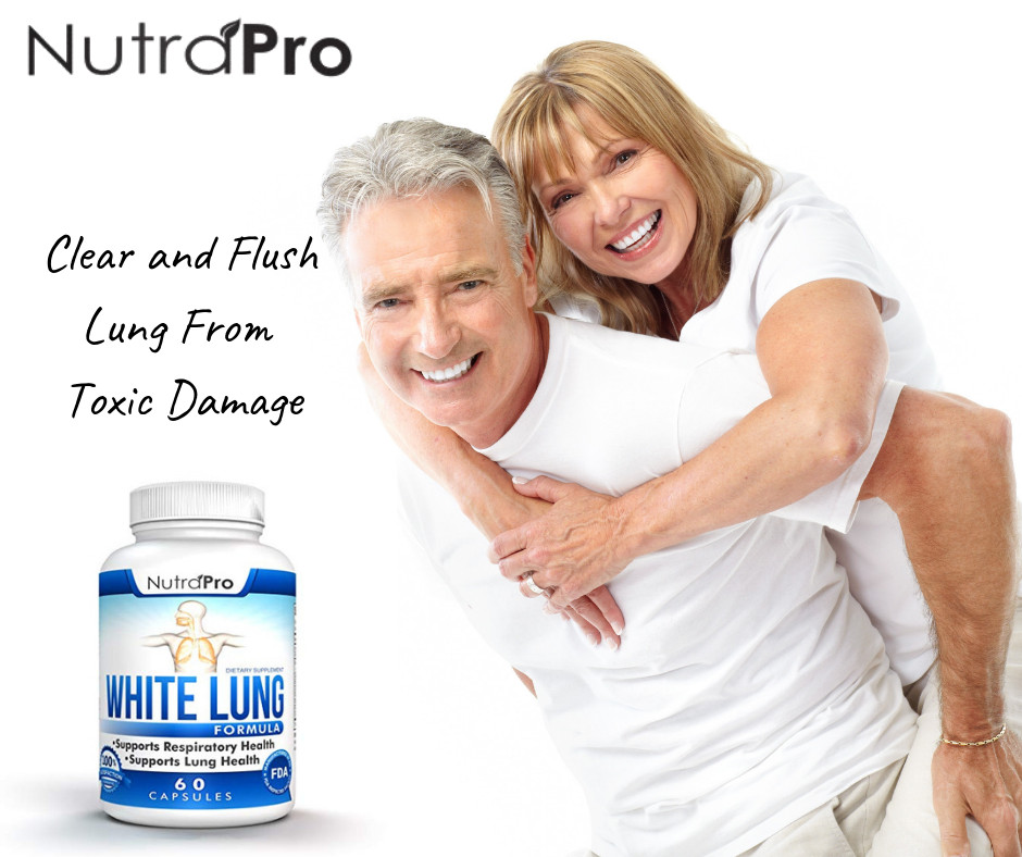 White Lung by NutraPro Lung Cleanse & Detox Respiratory Health Supplement 60 Cap