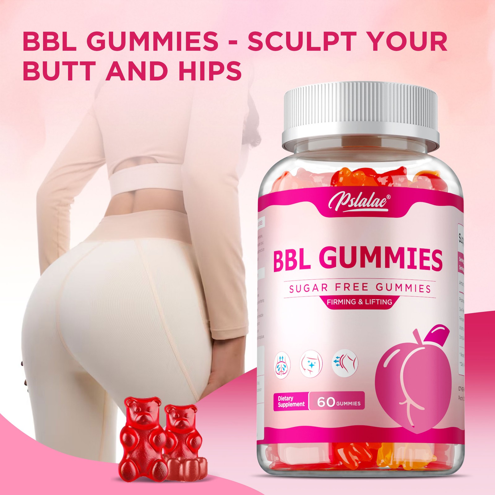BBL Gummies – Shape Buttocks Curves,Promote Buttocks Growth and Development