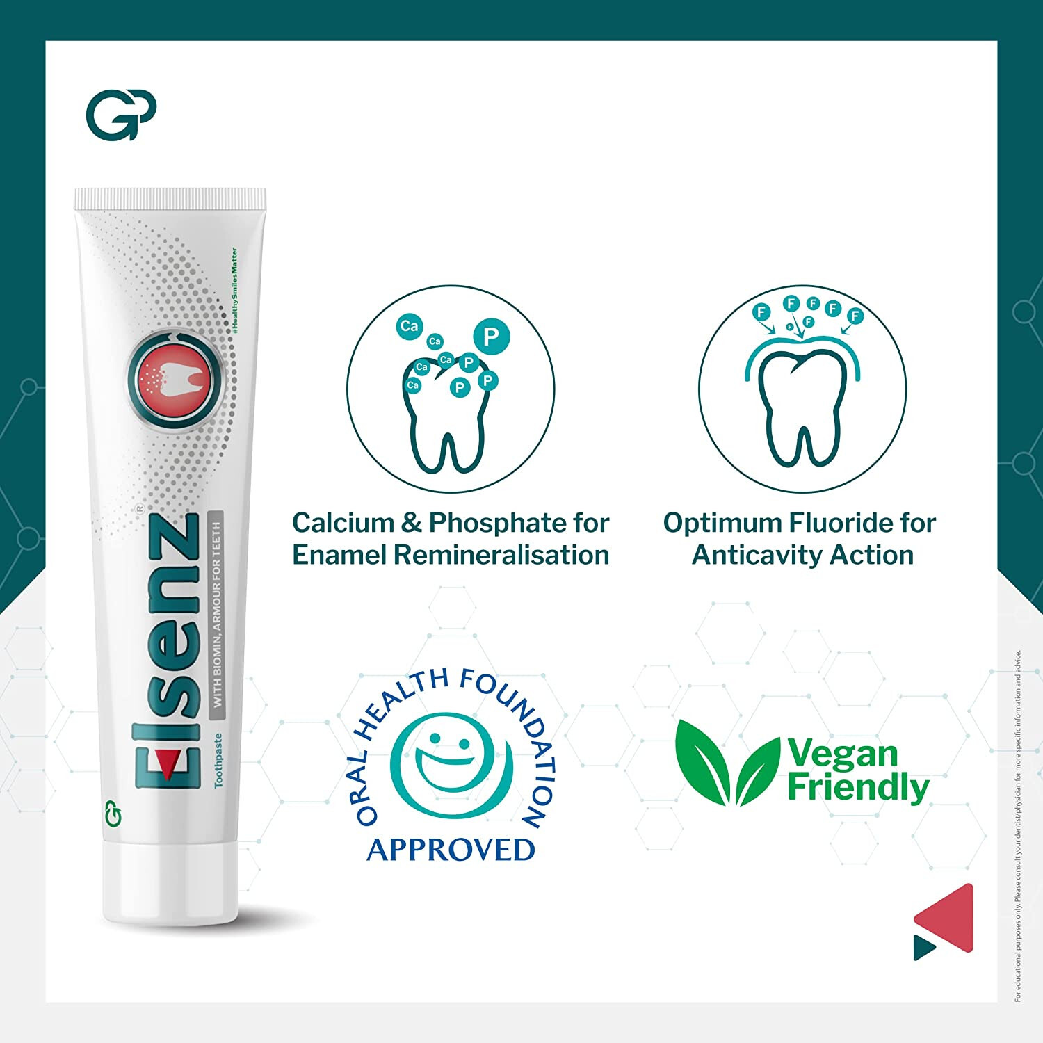 Elsenz Anti Cavity Toothpaste Pack of 3