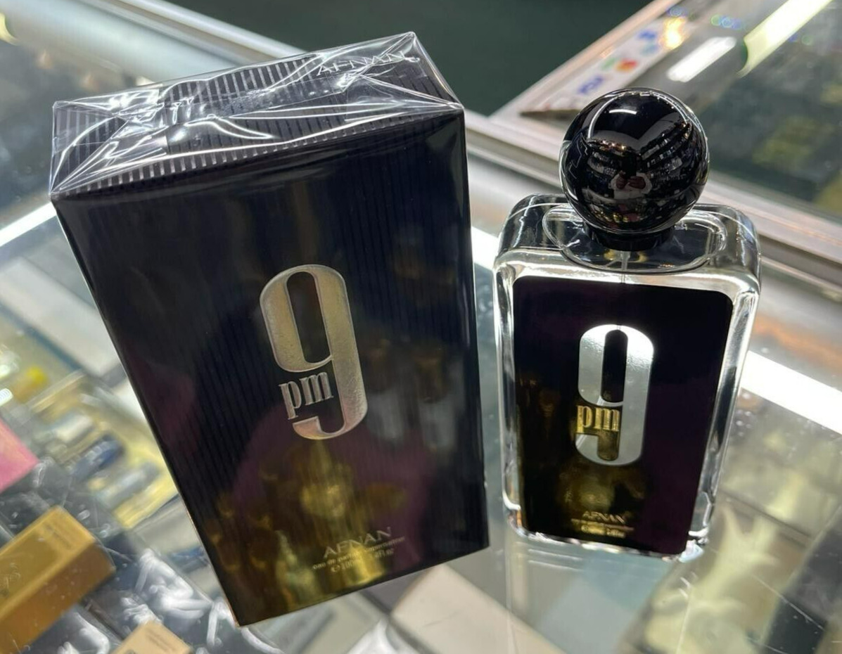 9 PM Pour Homme by Afnan 3.4oz 100ml Eau de Parfum EDP for Men NEW IN SEALED BOX