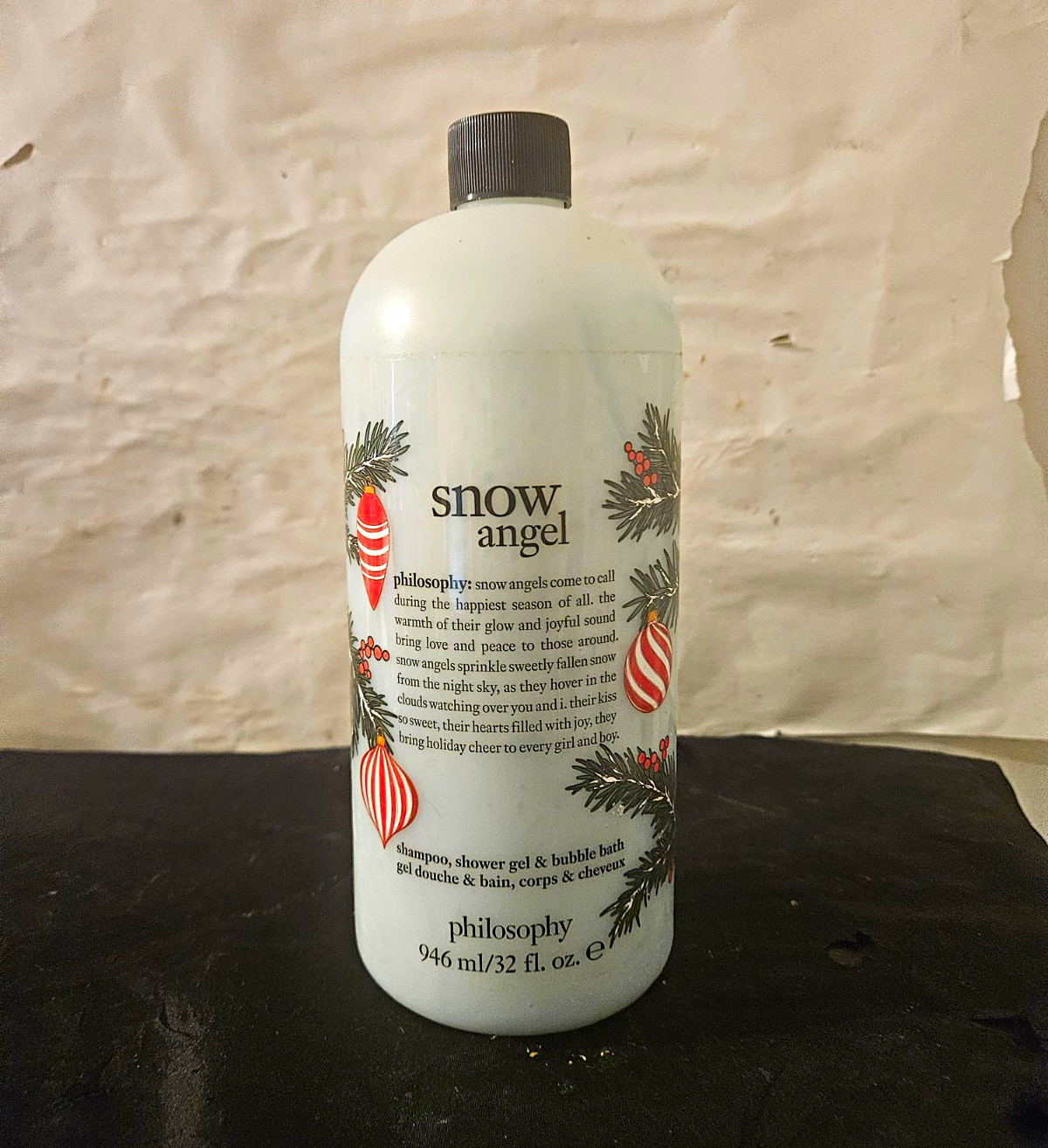 Philosophy Snow Angel Shampoo Shower Gel & Bubble Bath 32 fl oz New Sealed Condi