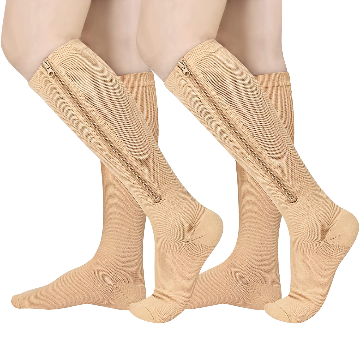 3 Pares Medias Calcetines De Compresion Mujeres Best – 20-30Mmhg Para Hombres Y