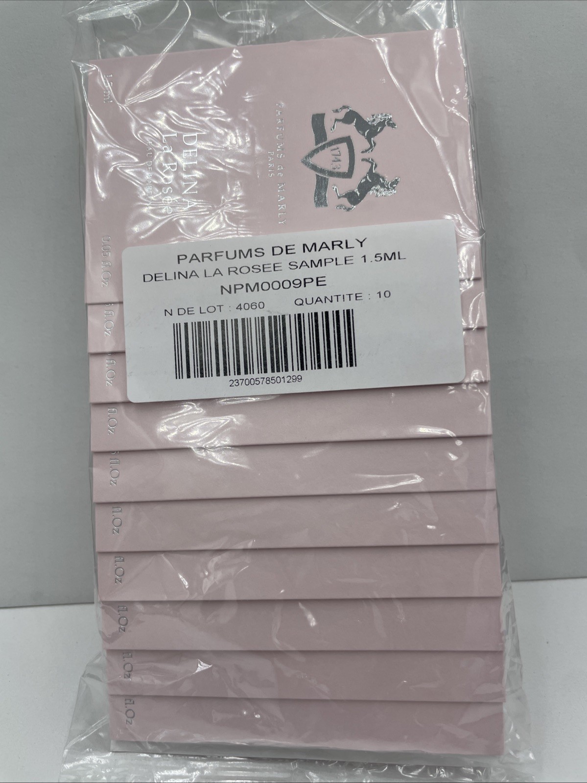 LOT OF 10 PDM PARFUMS DE MARLY DELINA LA ROSEE EDP 1.5 ml/05 fl oz SPRAY SAMPLE