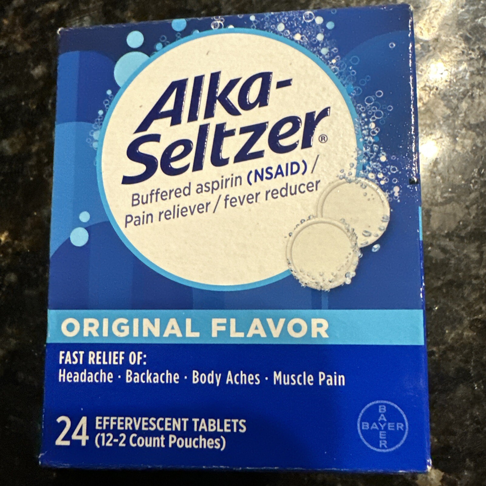 Alka-Seltzer Effervescent Tablets Original Formula Relief Of Heartburn 24Ct 5/27
