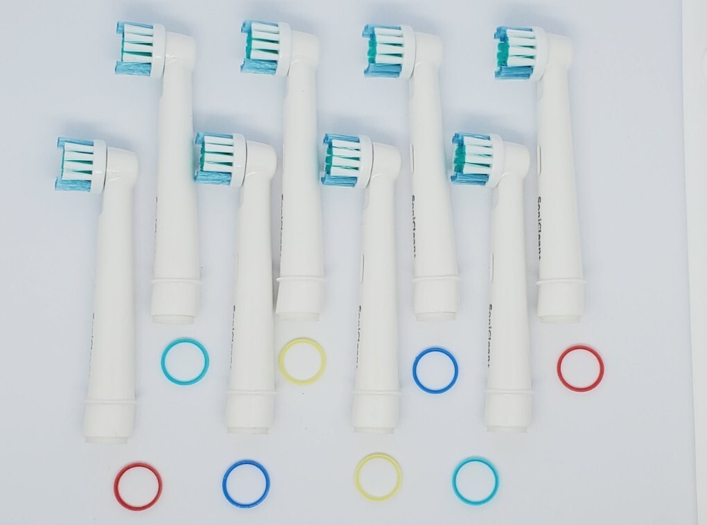 4 pcs TOOTHBRUSH REPLACEMENT HEADS COMPATIBLE FIT ORAL B BRAUN PRECISION CLEAN