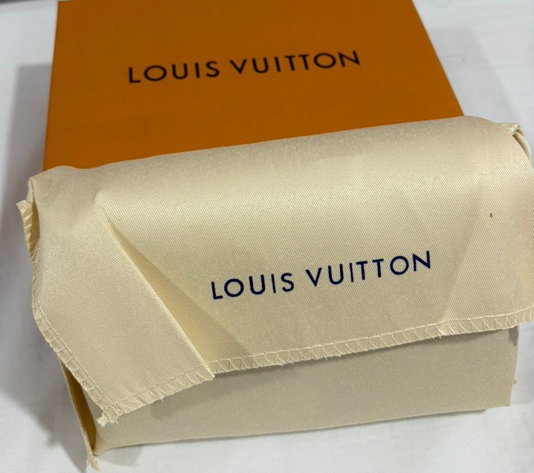 Auth Louis Vuitton Monogram Multicolor Noir Pochette Cosmetic Pouch Bag