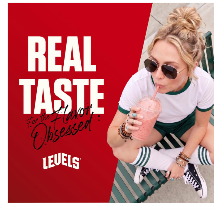 Levels Grass Fed Whey Protein Strawberry 5lb 24g Protein