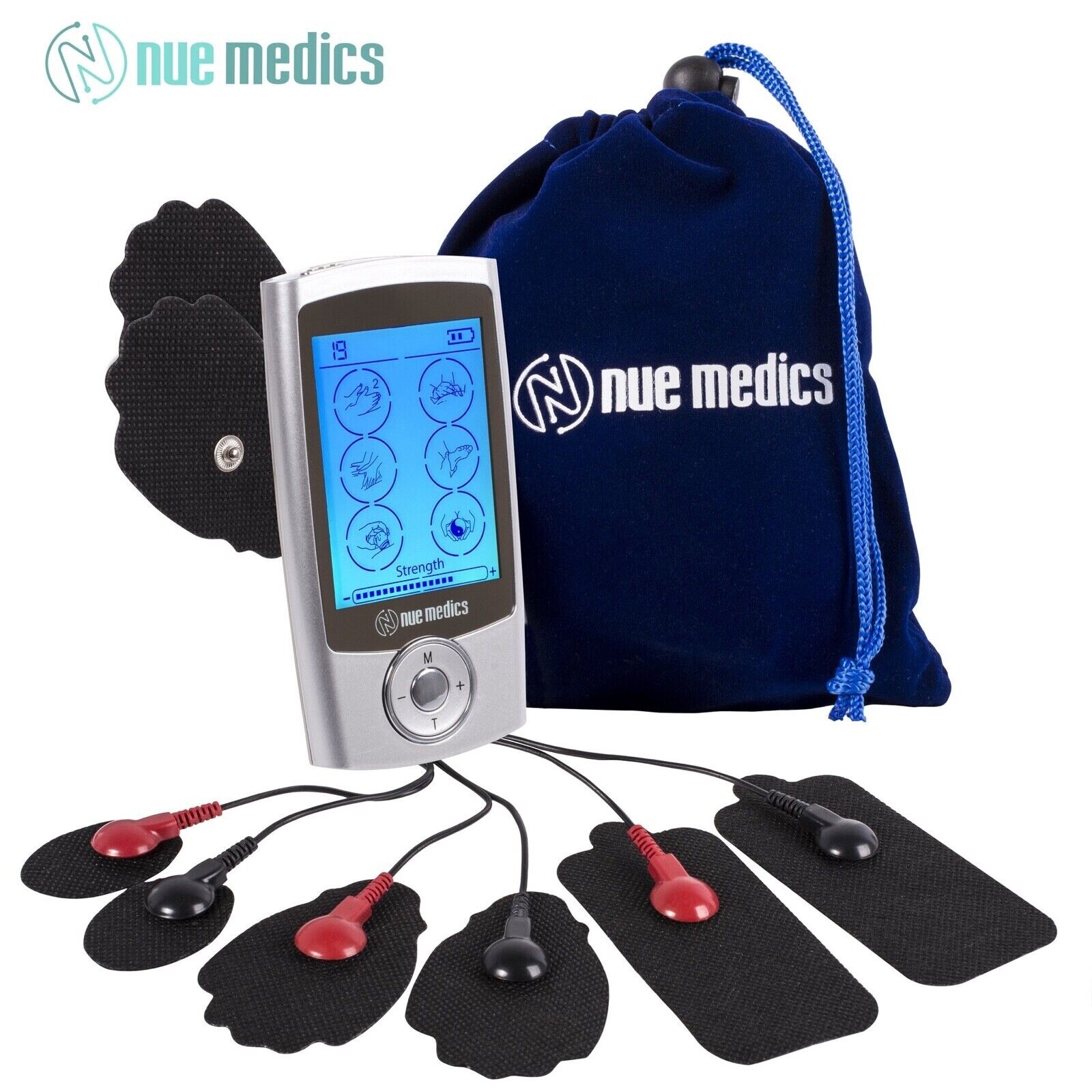 Tens Unit Massager Electrotherapy Muscle Stimulator Pain Reliever Therapy