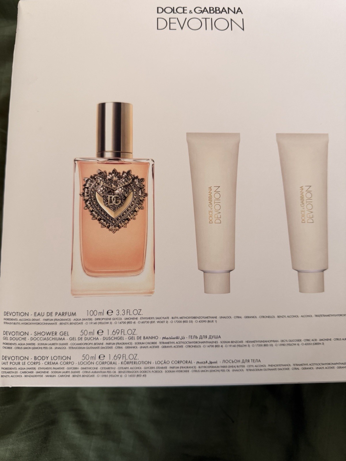 Dolce & Gabbana Devotion EDP (3 Piece) Gift Set (New)