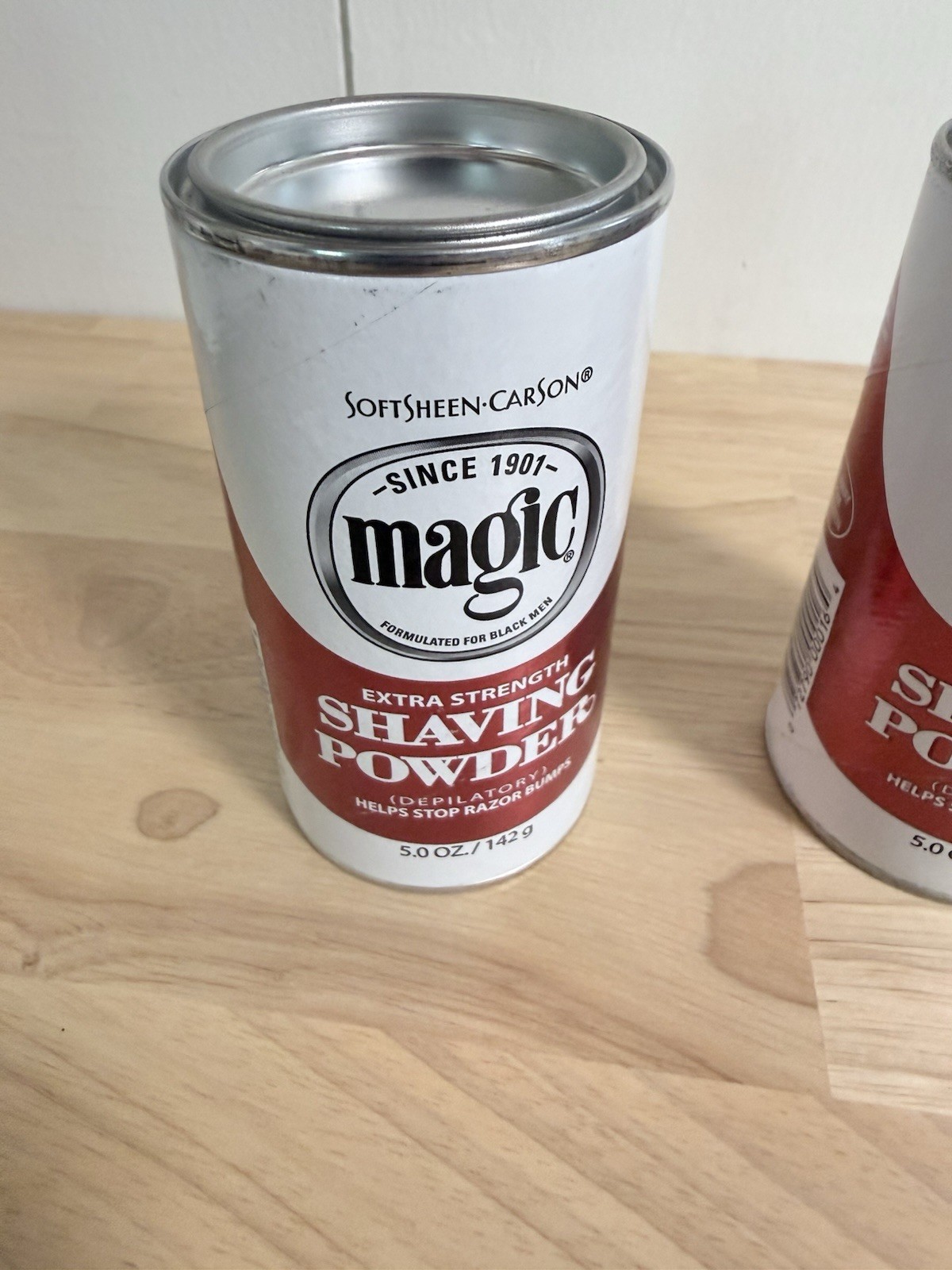 2X Magic Shaving Powder Extra Strength Shave Soft Sheen Carson 5 oz