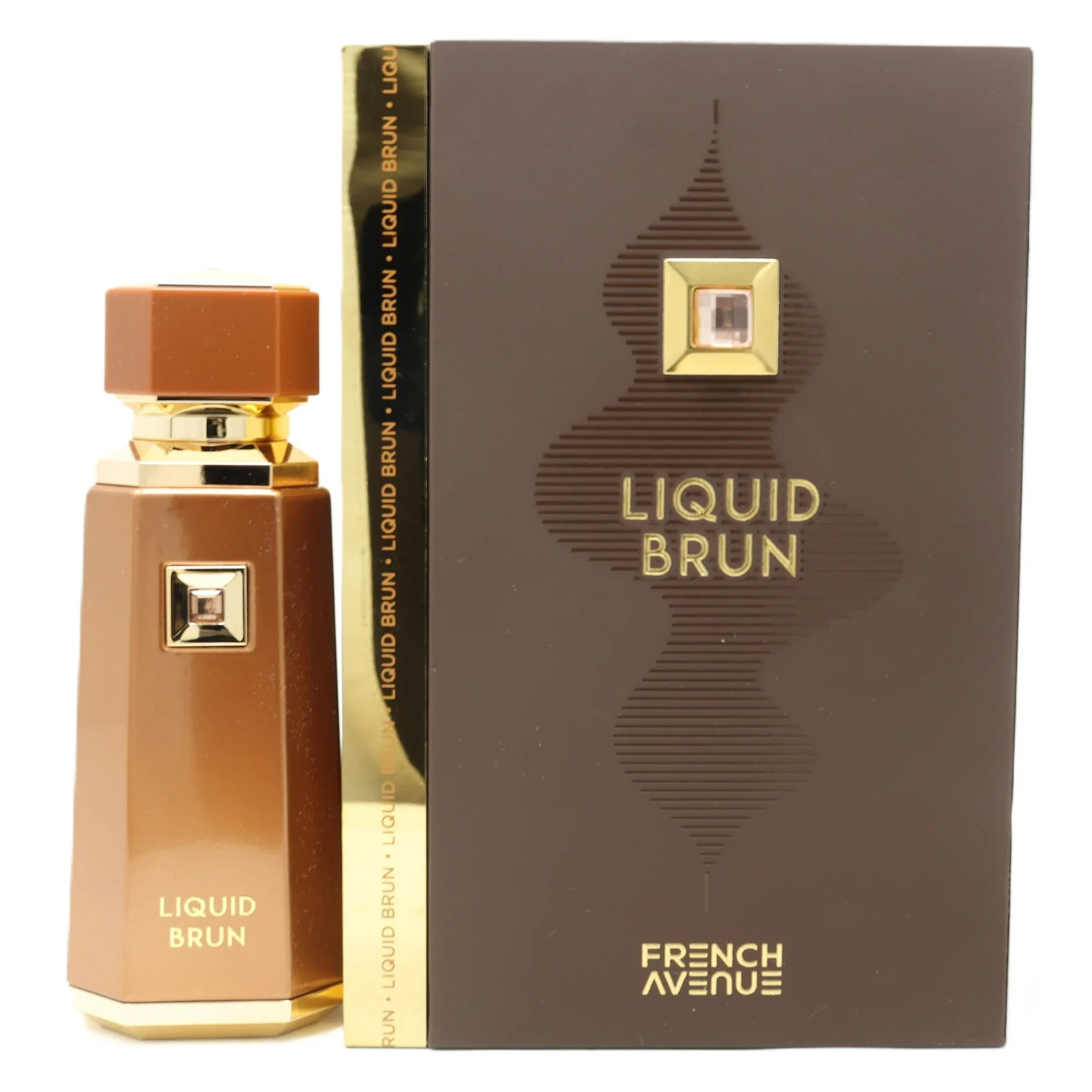 LIQUID BRUN By FRENCH AVENUE EAU DE PARFUM SPRAY FOR MEN 3.4 Oz / 100 ml✨