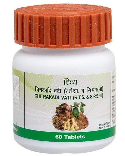 PATANJALI CHITRAKADI VATI -180 TAB (3 x 60) PACK 2