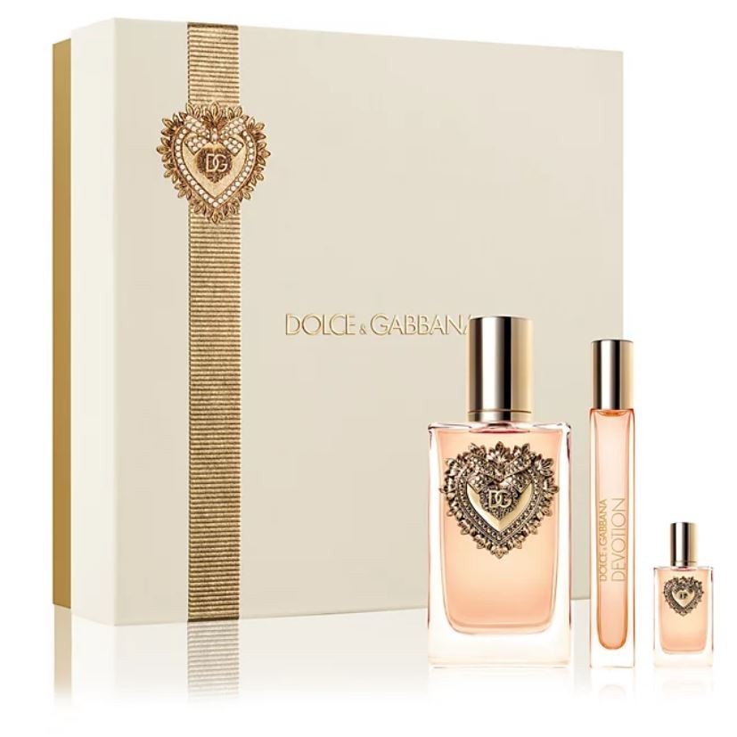 Dolce & Gabbana DEVOTION for Women 3 pcs GIFT SET 3.3 oz EDP Spray + 0.33 + 0.17
