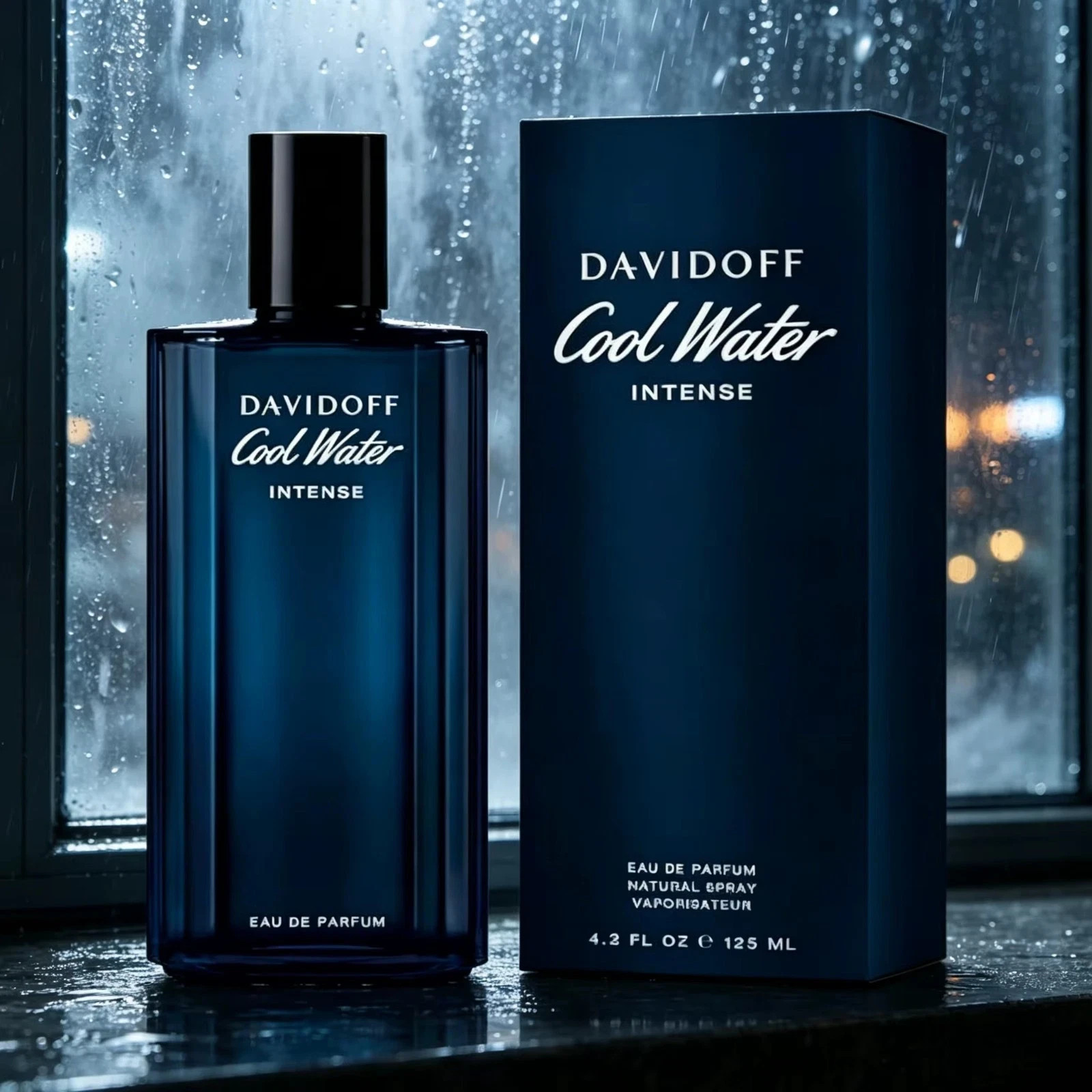Davidoff Cool Water Intense EDP Cologne For Men 4.2 oz New In Box
