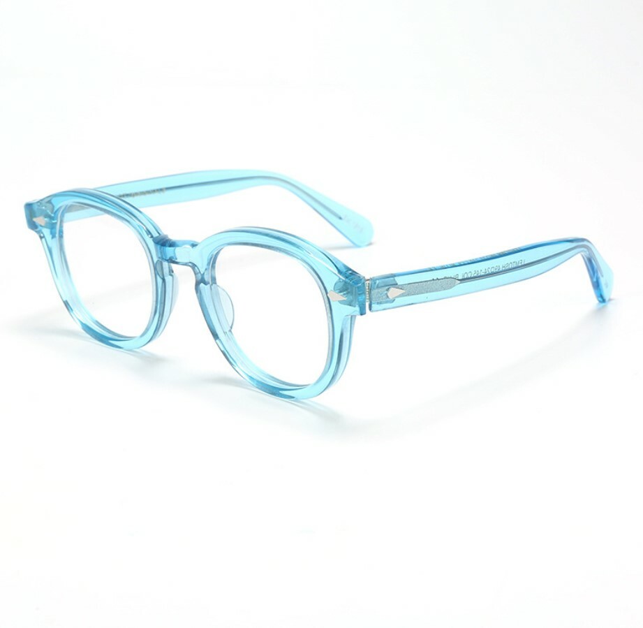 Johnny Depp 49mm Acetate Eyeglass Frames Large size Spectacles Brand Glasses