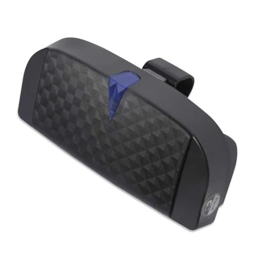 Car Sun Visor Sunglass Case, Suspension Anti-scratch Storage Box with Dual