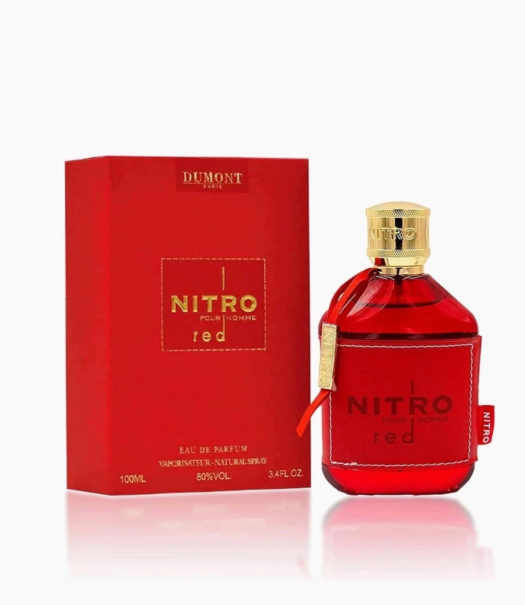 Dumont NITRO RED – 3.4oz – Eau De Cologne / Luxury Perfume for Men- New In Box.