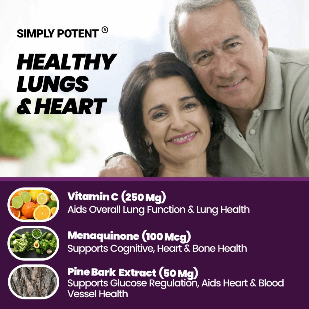 Max Strength Lung Support Supplement Respiratory Health Cleanse Detox Clear Lung