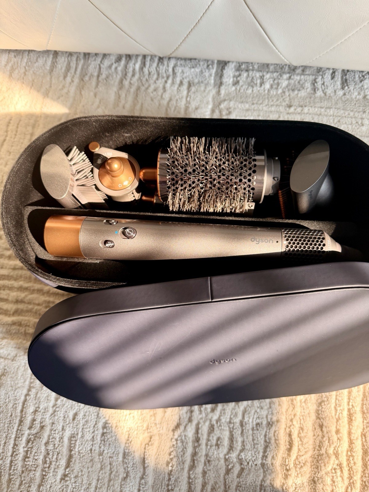 Dyson Airwrap Hair Styler Set with Carrying Case and Round Brush Attachment
