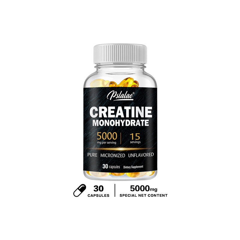 Creatine Monohydrate 5000mg- Energy&Endurance,Muscle Health,Testosterone Booster