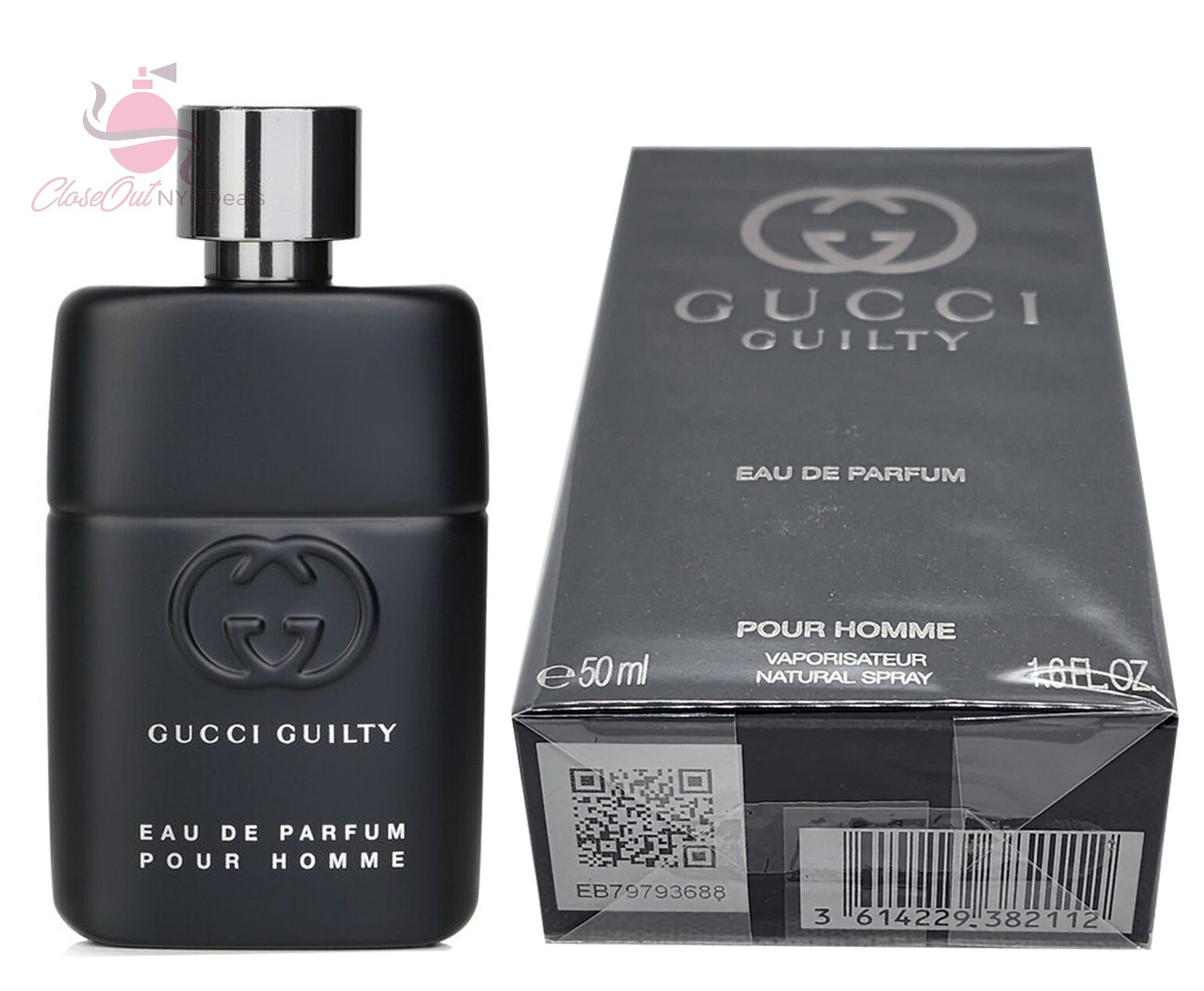 Gucci Guilty Pour Homme by Gucci Cologne 1.6 oz / 50 ml EDP Spray for Men