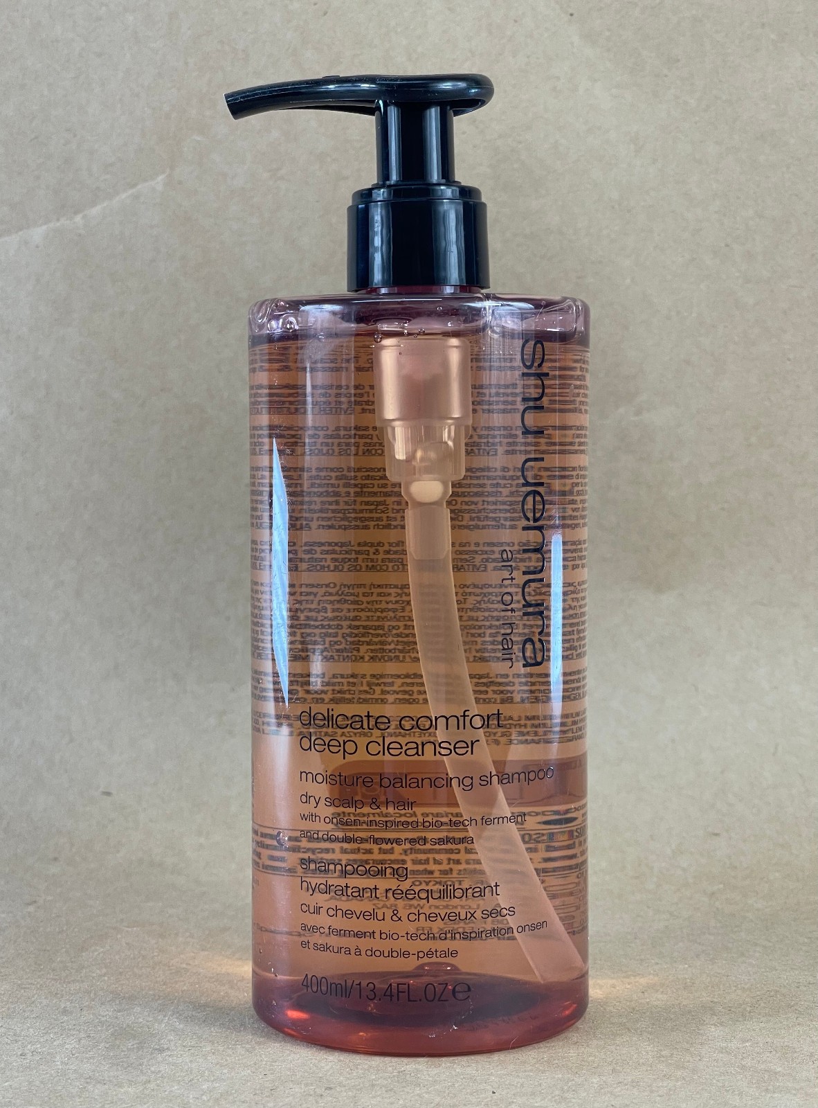 Shu Uemura Delicate Comfort Deep Cleanser Moisture Balancing Shampoo 13.4 oz