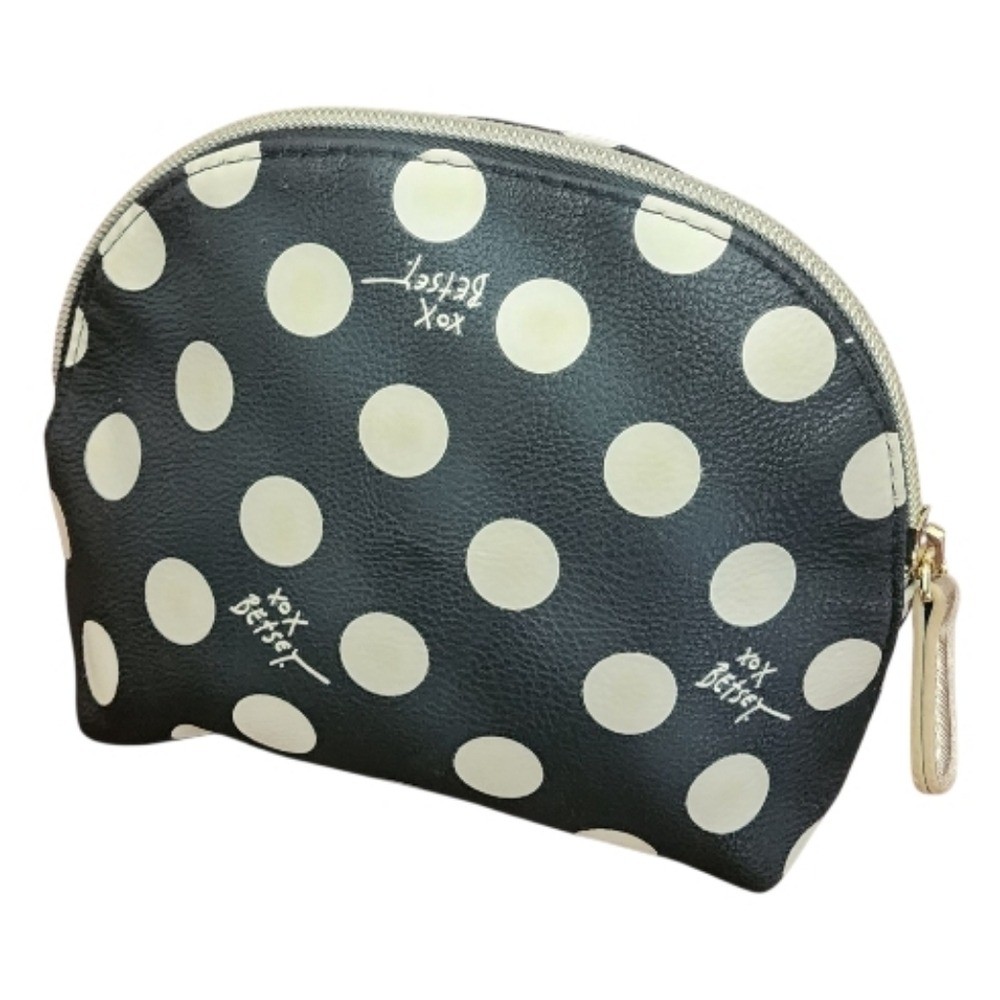 Betsey Johnson Polka Dot Cosmetic Pouch
