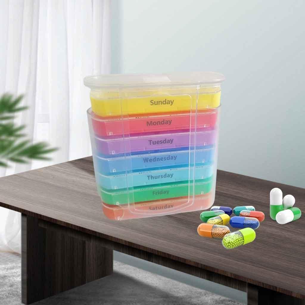 Container Box Organizer Single Vitamin Organizer