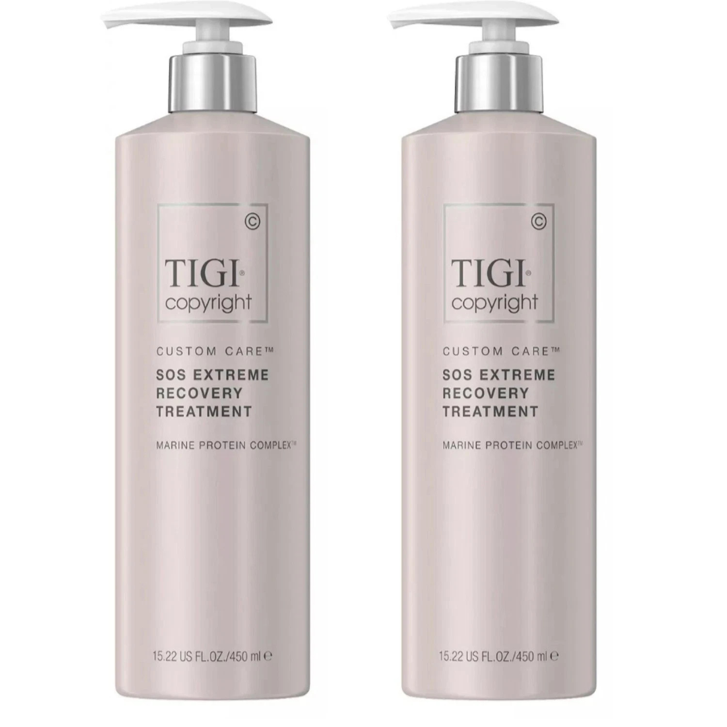 2 TIGI Copyright Custom Care SOS Extreme Recovery Treatment 15.22 oz *New*