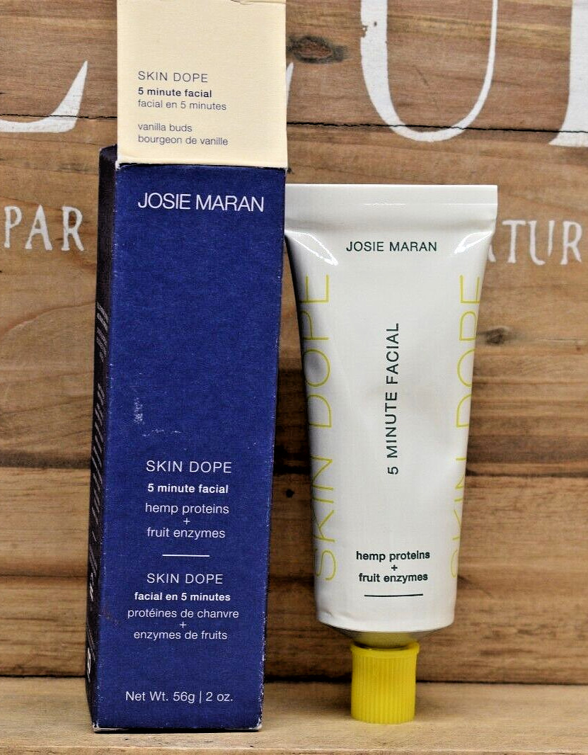 JOSIE MARAN Skin Dope 5 Minute Facial Vanilla Buds SEALED 2 oz