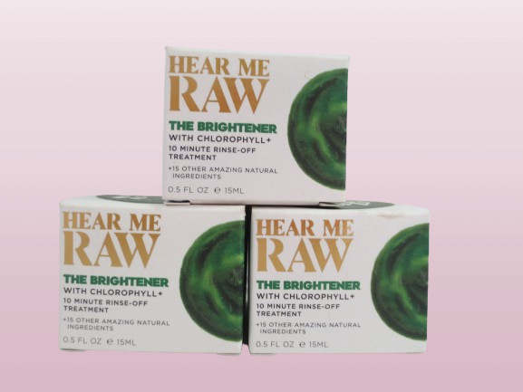 HEAR ME RAW THE BRIGHTENER RINSE – OF TREATMENT 0.5 OZ NWB LOT OF 3