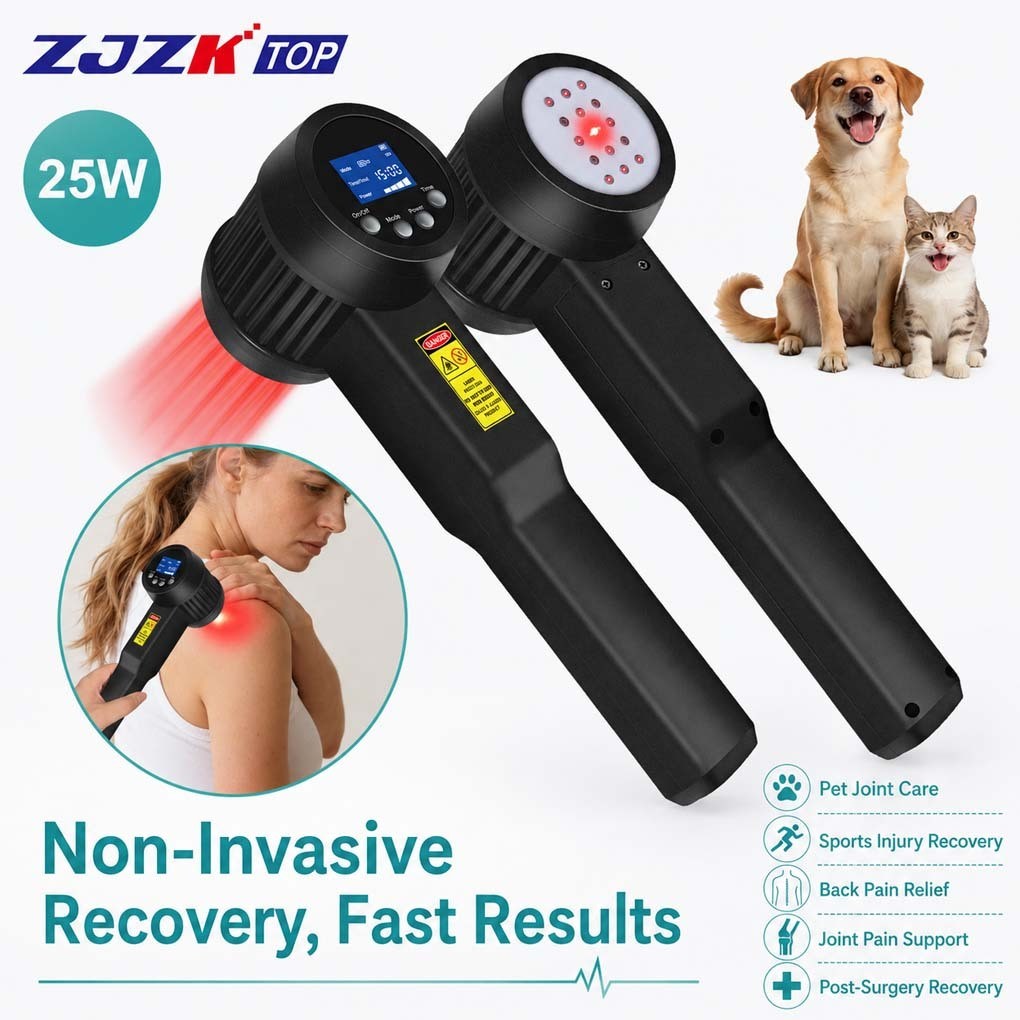 25W Super Pulsed Laser Therapy Pain Relief & Healing for Back Joint Muscle Pain