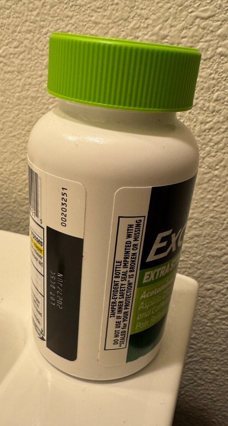 EXCEDRIN EXTRA STRENGTH 300 Caplets Pain Reliever Aid Aspirin (NSAID) Caffeine