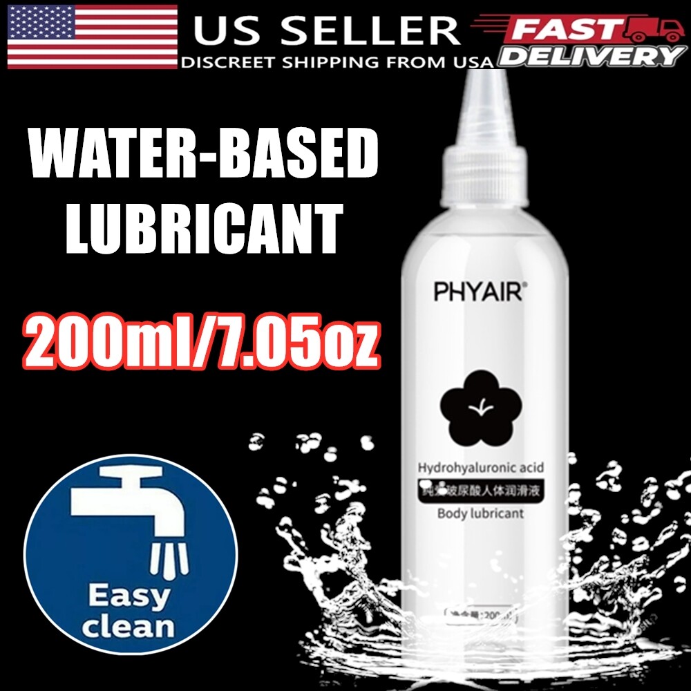 Lube Personal Sex Lubricant Water-Based Long Lasting Easy Clean Women Men Adult